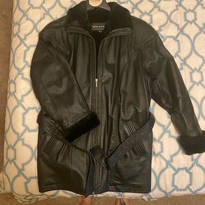 Wilsons Leather Women's Genevieve Belted Leather Jacket